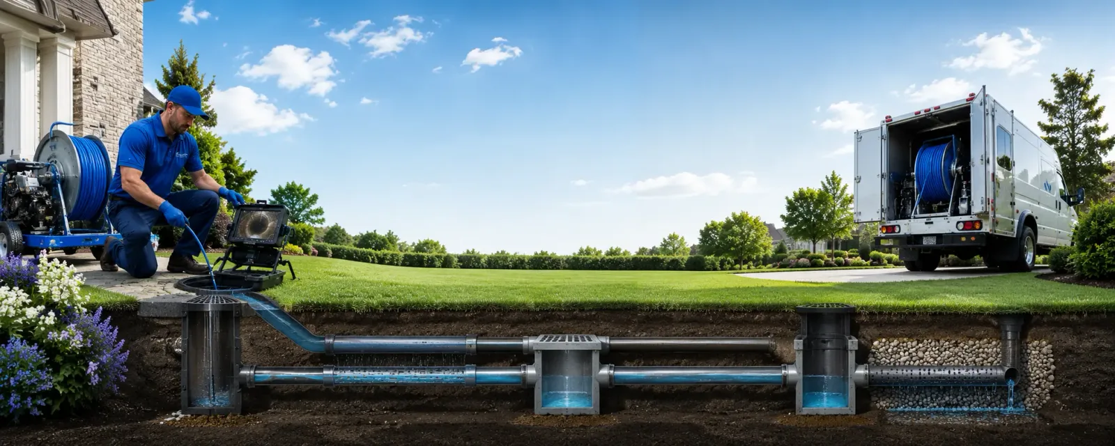 Outdoor drain cleaning information for Merced, CA